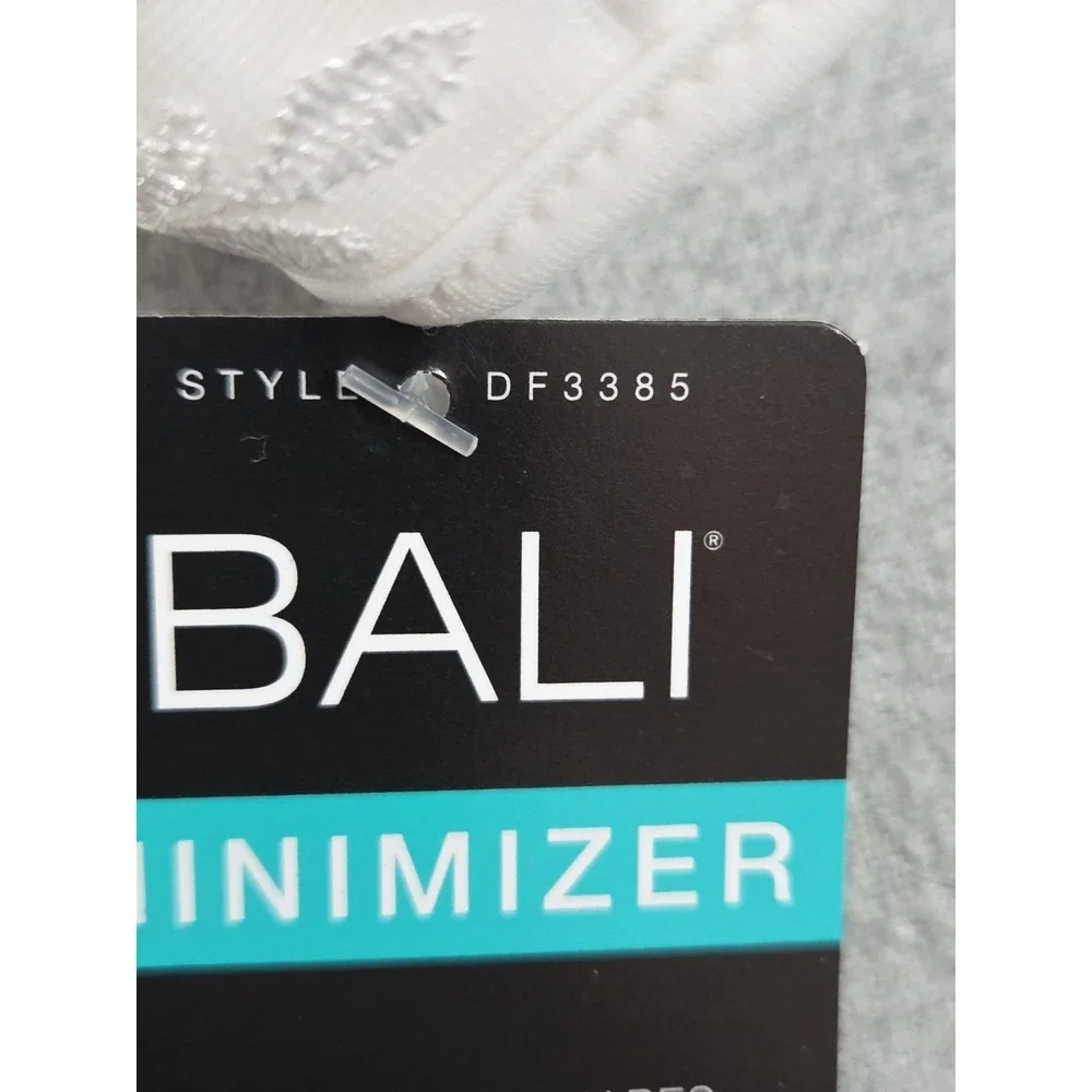 Bali Minimizer Underwire Support Bra 40D Ivory Comfort Straps Shaping NEW